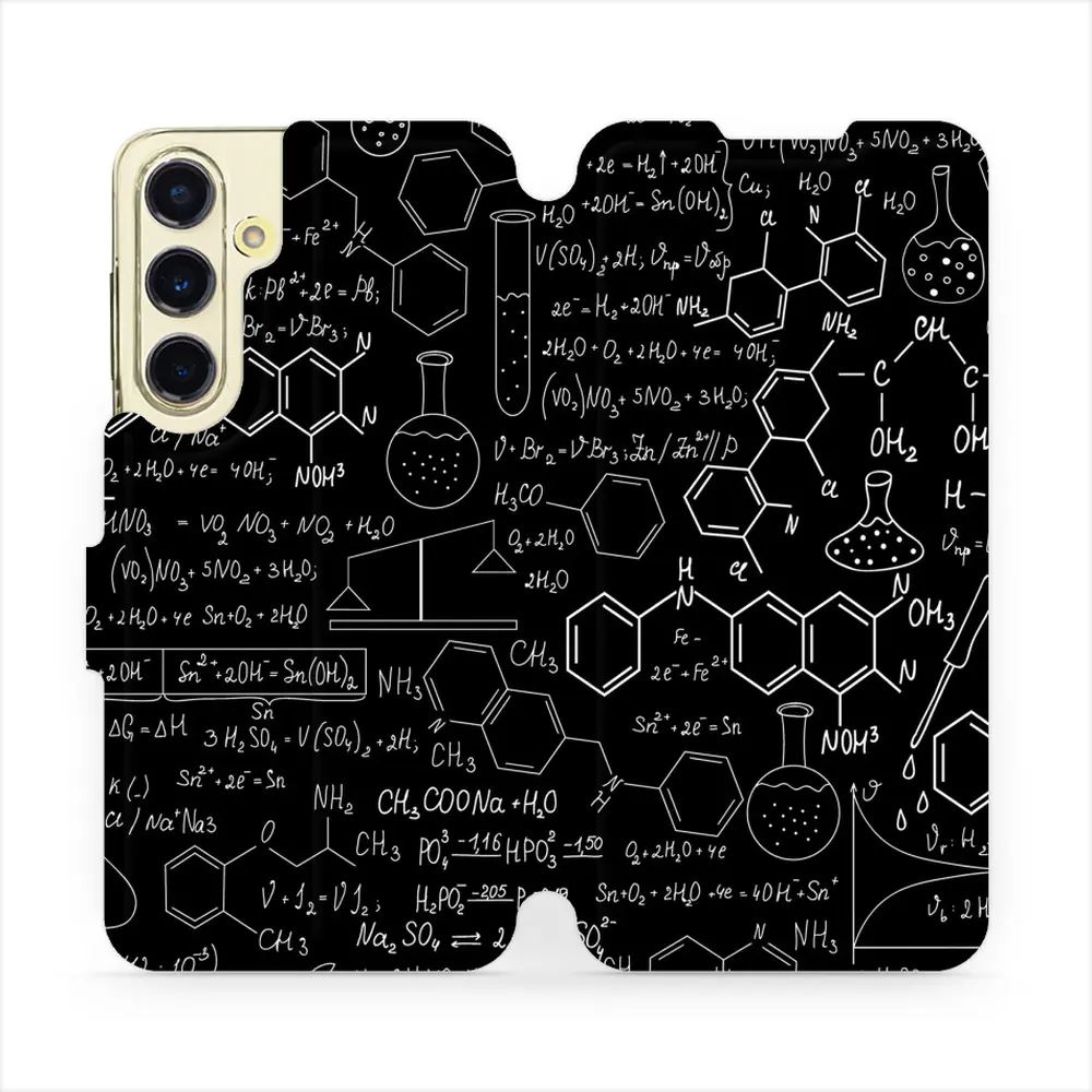 Flipové pouzdro Mobiwear - Samsung Galaxy S24 FE - V060P Vzorečky