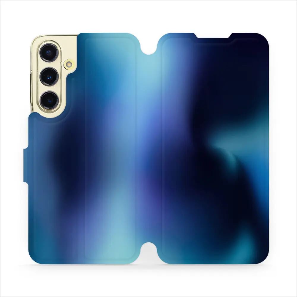 Flipové pouzdro Mobiwear - Samsung Galaxy S24 FE - VP68S Modrý odstín