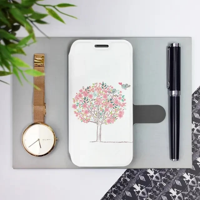 Flipové pouzdro Mobiwear - Xiaomi Poco C65 - M120S Strom a ptáčci