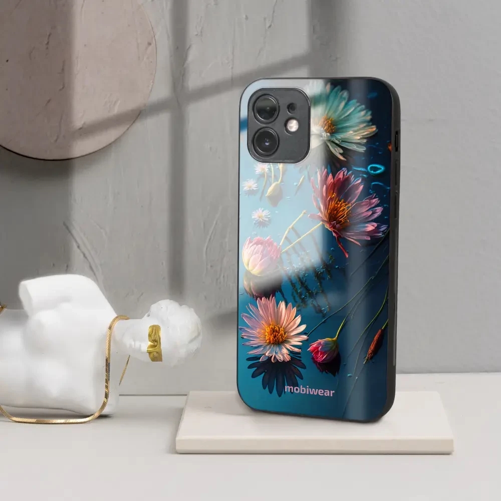 Lesklý kryt Mobiwear Glossy - Xiaomi 14 Pro - G013G Květy na hladině