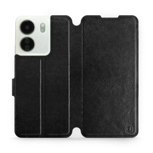 Flipové pouzdro Mobiwear - Xiaomi Redmi 13C - Černé a šedé