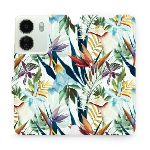 Flipové pouzdro Mobiwear - Xiaomi Redmi 13C - M071P Flóra