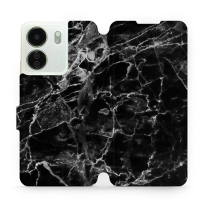 Flipové pouzdro Mobiwear - Xiaomi Redmi 13C - V056P Černý mramor
