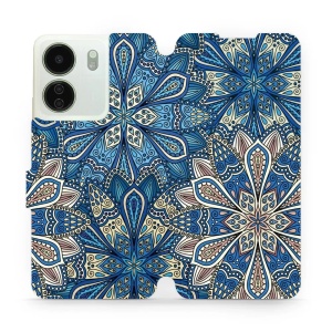 Flipové pouzdro Mobiwear - Xiaomi Redmi 13C - V108P Modré mandala květy