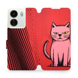 Flipové pouzdro Mobiwear - Xiaomi Redmi 13C - VP54S Kocourek