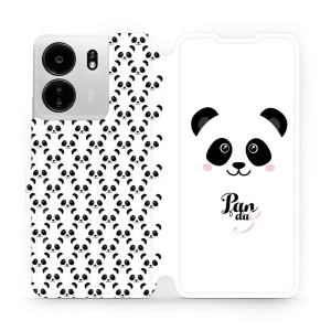 Flipové pouzdro Mobiwear - Xiaomi Poco C65 - M030P Panda Amálka