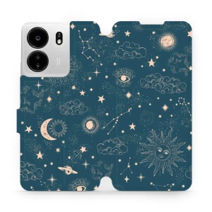 Flipové pouzdro Mobiwear - Xiaomi Poco C65 - VP14S Magický vesmír