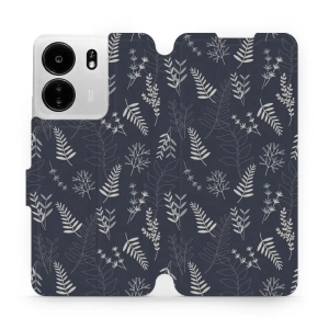 Flipové pouzdro Mobiwear - Xiaomi Poco C65 - VP15S Kapradiny