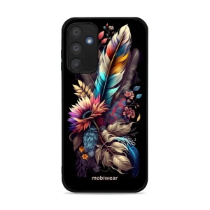 Lesklý kryt Mobiwear Glossy - Samsung Galaxy A15 / A15 5G - G011G Kytice s pírkem