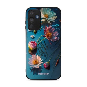 Lesklý kryt Mobiwear Glossy - Samsung Galaxy A15 / A15 5G - G013G Květy na hladině