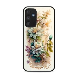 Lesklý kryt Mobiwear Glossy - Samsung Galaxy A15 / A15 5G - G014G Krémové květy