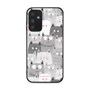 Lesklý kryt Mobiwear Glossy - Samsung Galaxy A15 / A15 5G - G045G - Kočičky