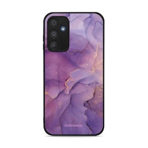 Lesklý kryt Mobiwear Glossy - Samsung Galaxy A15 / A15 5G - G050G - Fialový mramor