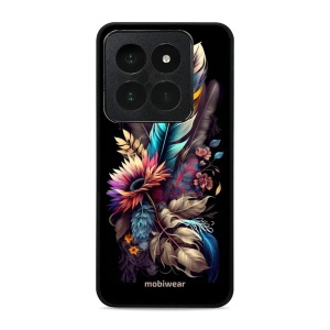 Lesklý kryt Mobiwear Glossy - Xiaomi 14 Pro - G011G Kytice s pírkem