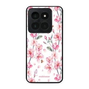 Lesklý kryt Mobiwear Glossy - Xiaomi 14 Pro - G033G - Růžové květy