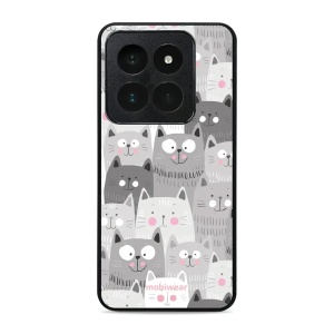 Lesklý kryt Mobiwear Glossy - Xiaomi 14 Pro - G045G - Kočičky