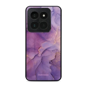 Lesklý kryt Mobiwear Glossy - Xiaomi 14 Pro - G050G - Fialový mramor - VÝPRODEJ
