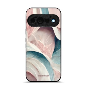 Lesklý kryt na mobil Google Pixel 11 Pro - Mobiwear Glossy G026G, růžový a zelenkavý mramor