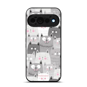 Lesklý kryt na mobil Google Pixel 11 Pro - Mobiwear Glossy G045G, kočičky