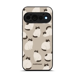Lesklý kryt na mobil Google Pixel 11 Pro - Mobiwear Glossy G160G, kočičáci