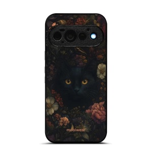 Lesklý kryt na mobil Google Pixel 11 Pro - Mobiwear Glossy G161G, temná kočka