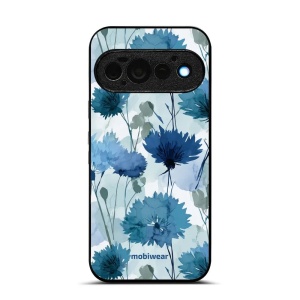 Lesklý kryt na mobil Google Pixel 11 Pro - Mobiwear Glossy GB23G, akvarelové chrpy