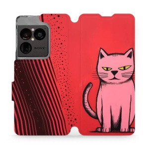 Flip pouzdro na mobil Sony Xperia 1 VIII - Mobiwear VP54S, kocourek