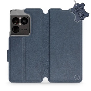 Kožené flip pouzdro na mobil Sony Xperia 1 VIII - Mobiwear - modré