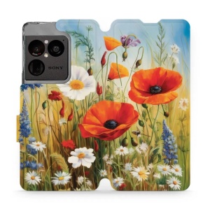 Flip pouzdro na mobil Sony Xperia 1 VIII - Mobiwear VP43S, letní louka
