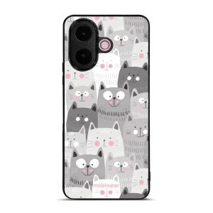 Lesklý kryt na mobil Vivo V70 Lite - Mobiwear Glossy G045G, kočičky
