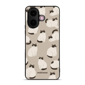 Lesklý kryt na mobil Vivo V70 Lite - Mobiwear Glossy G160G, kočičáci