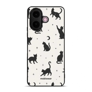 Lesklý kryt na mobil Vivo V70 Lite - Mobiwear Glossy G162G, noční kočky