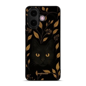 Lesklý kryt na mobil Vivo V70 Lite - Mobiwear Glossy G164G, černá kočka