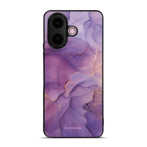 Lesklý kryt na mobil Vivo V70 Lite - Mobiwear Glossy G050G, fialový mramor