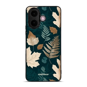 Lesklý kryt na mobil Vivo V70 Lite - Mobiwear Glossy GB28G, herbář z listů a kapradin
