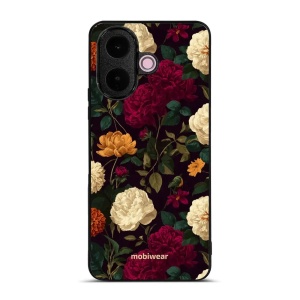 Lesklý kryt na mobil Vivo V70 Lite - Mobiwear Glossy GB29G, pivoňky a šarlatové růže