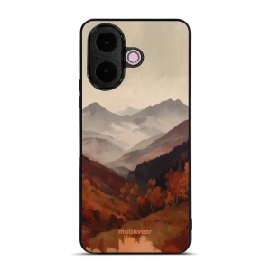 Lesklý kryt na mobil Vivo V70 Lite - Mobiwear Glossy GB35G, mlhavé údolí v horách