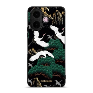 Lesklý kryt na mobil Vivo V70 Lite - Mobiwear Glossy G042G, jeřábi