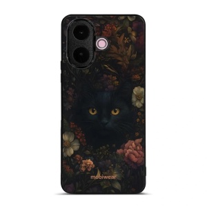 Lesklý kryt na mobil Vivo V70 Lite - Mobiwear Glossy G161G, temná kočka