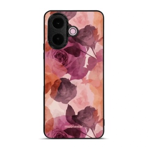 Lesklý kryt na mobil Vivo V70 Lite - Mobiwear Glossy GB24G, akvarelové růže