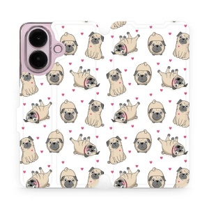 Flip pouzdro na mobil Vivo V70 Lite - Mobiwear M097P, mopsíci