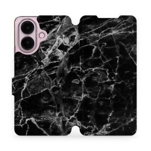Flip pouzdro na mobil Vivo V70 Lite - Mobiwear V056P, černý mramor