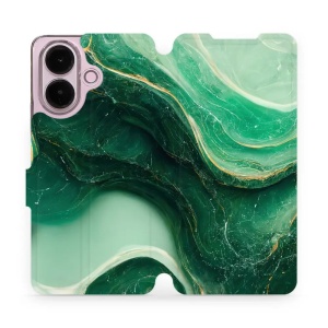 Flip pouzdro na mobil Vivo V70 Lite - Mobiwear VP38S, zelený mramor