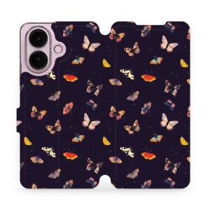 Flip pouzdro na mobil Vivo V70 Lite - Mobiwear VP78S, barevní motýlci