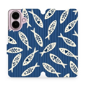 Flip pouzdro na mobil Vivo V70 Lite - Mobiwear VP89S, rybky