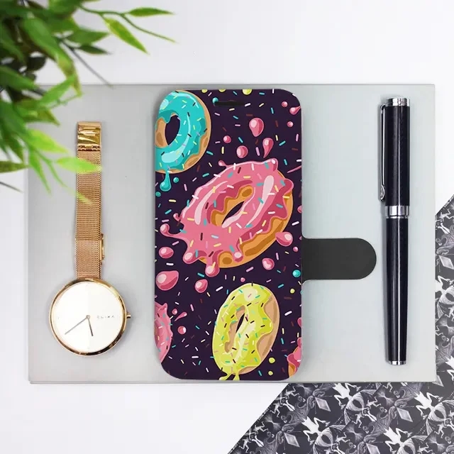 Flipové pouzdro Mobiwear - Xiaomi Redmi Note 13 4G - VP19S Donutky