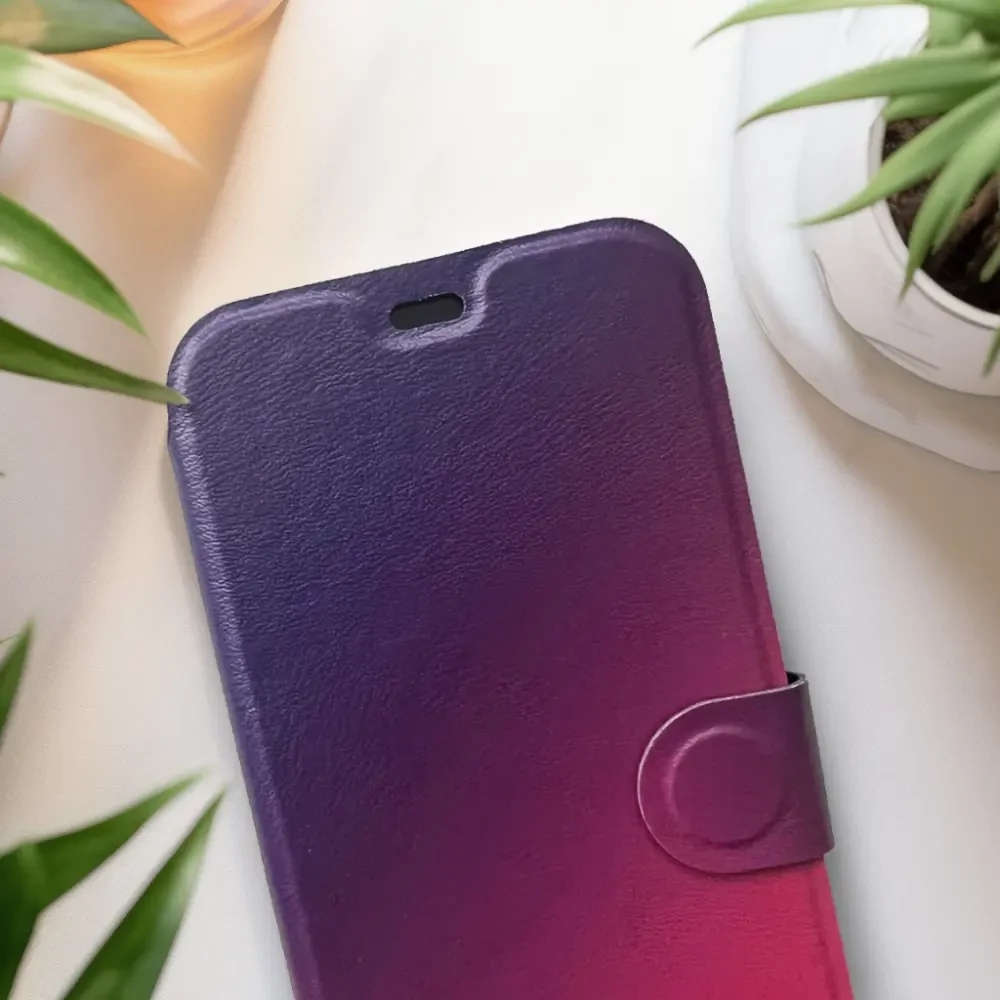 Flipové pouzdro Mobiwear - Xiaomi Redmi Note 13 Pro 4G / Poco M6 Pro 4G - VP67S Fialový a růžový odstín