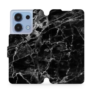 Flipové pouzdro Mobiwear - Xiaomi Redmi Note 13 4G - V056P Černý mramor