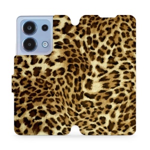 Flipové pouzdro Mobiwear - Xiaomi Redmi Note 13 4G - VA33P Leopardí vzor