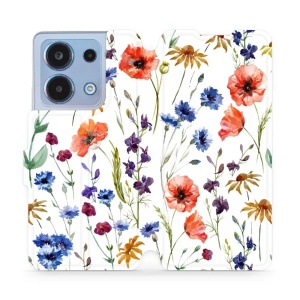 Flipové pouzdro Mobiwear - Xiaomi Redmi Note 13 4G - MP04S Luční kvítí